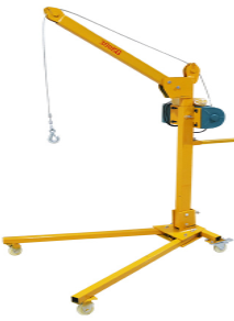 吊運機用于工廠物料搬運作業