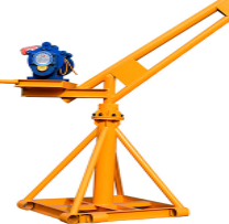 建筑工地上安裝使用室外吊運機起吊重物